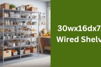 30wx16dx72h Wired Shelves