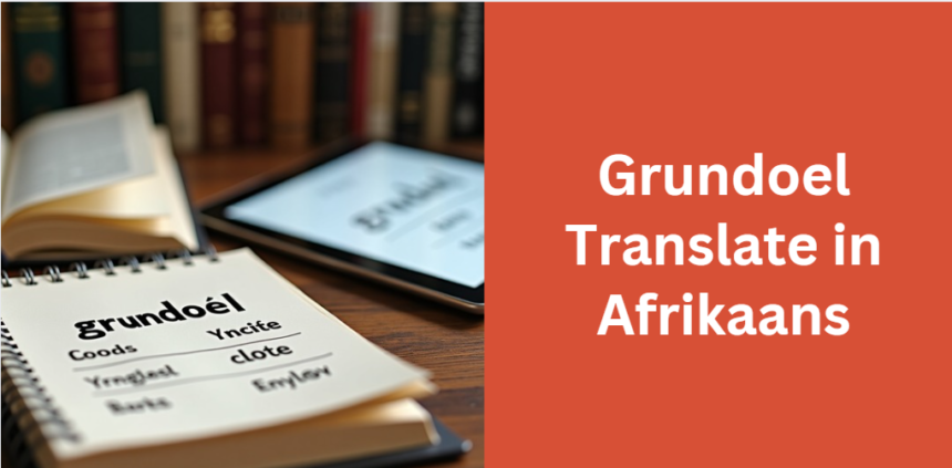 Grundoel Translate in Afrikaans