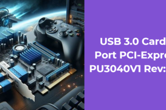 USB 3.0 Card 4 Port PCI-Express PU3040V1 Rev: V1.1