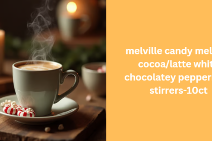 melville candy melville cocoa/latte white chocolatey peppermint stirrers-10ct