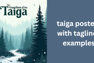 taiga posters with taglines examples