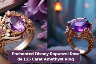 Enchanted Disney Rapunzel Rose de 1.25 Carat Amethyst Ring