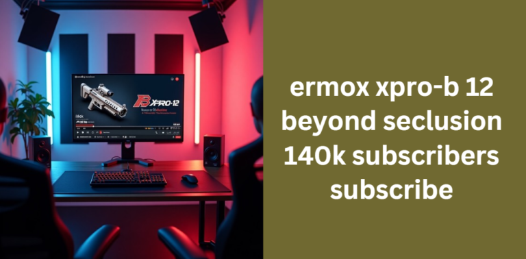 ermox xpro-b 12 beyond seclusion 140k subscribers subscribe